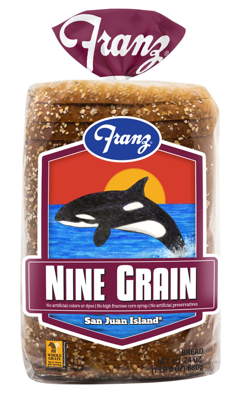 Franz San Juan Island Whole Grain Bread (24 oz)