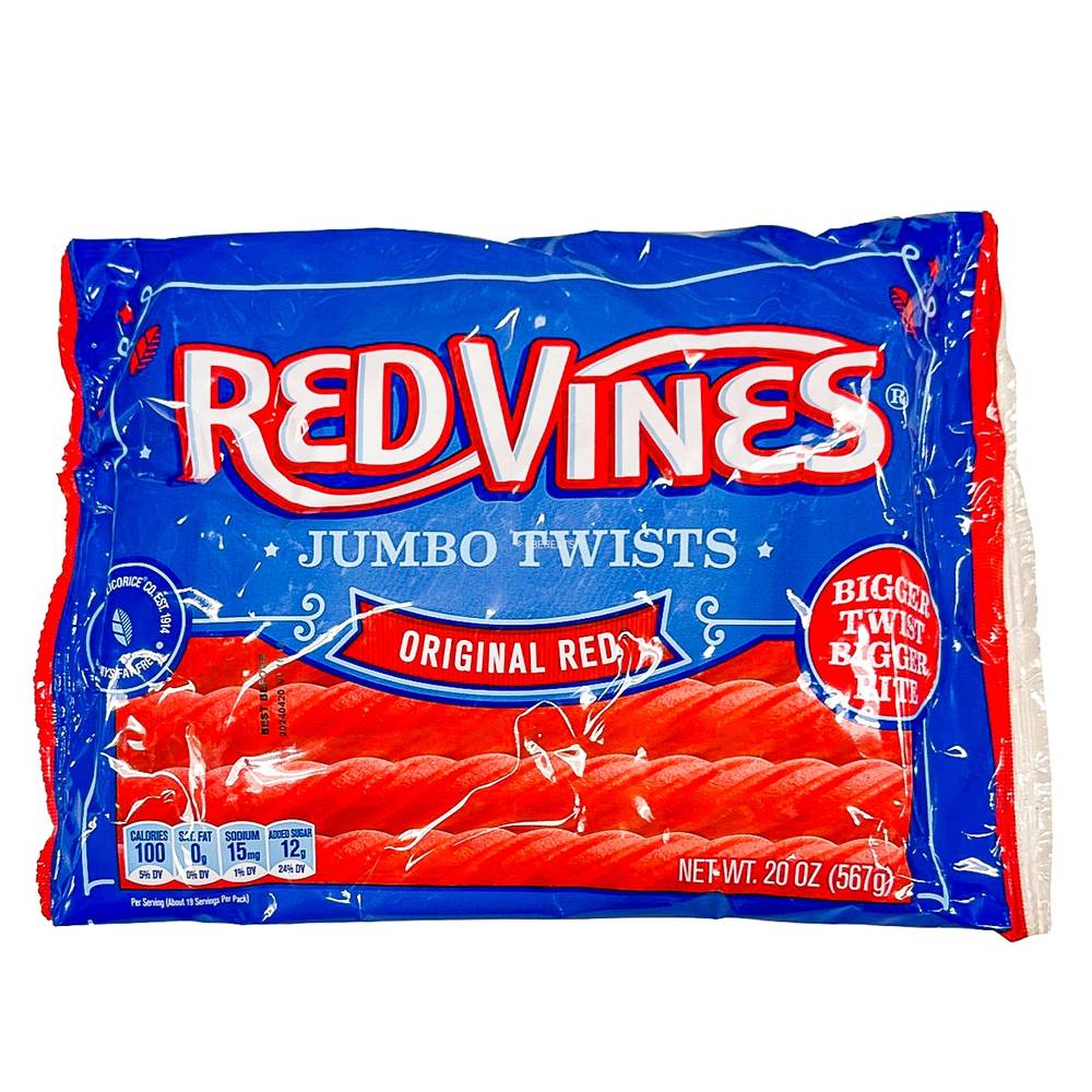 Red Vines Jumbo Twists Candy (20 oz)