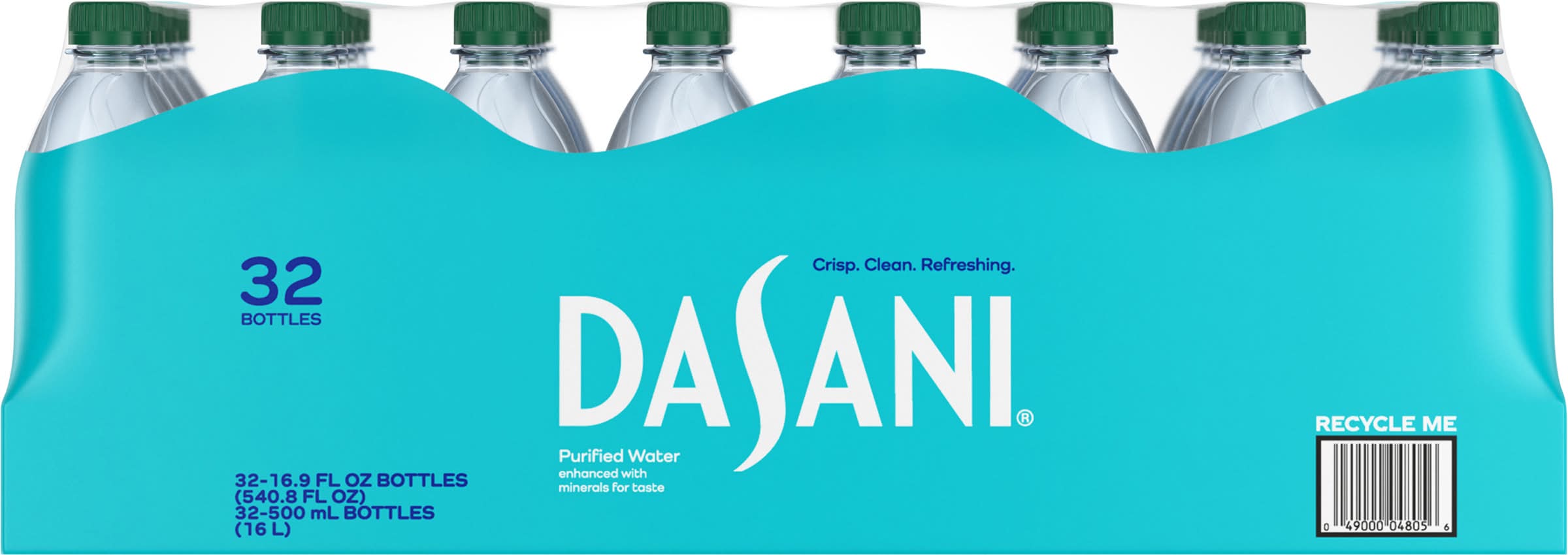 DASANI Purified Water With Enhanced Minerals (32 x 16.9 fl oz)