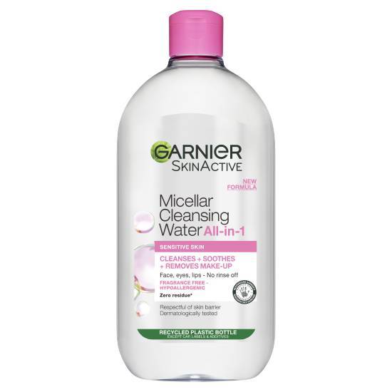 Garnier Micellar Water Facial Cleanser For Sensitive Skin (700ml)