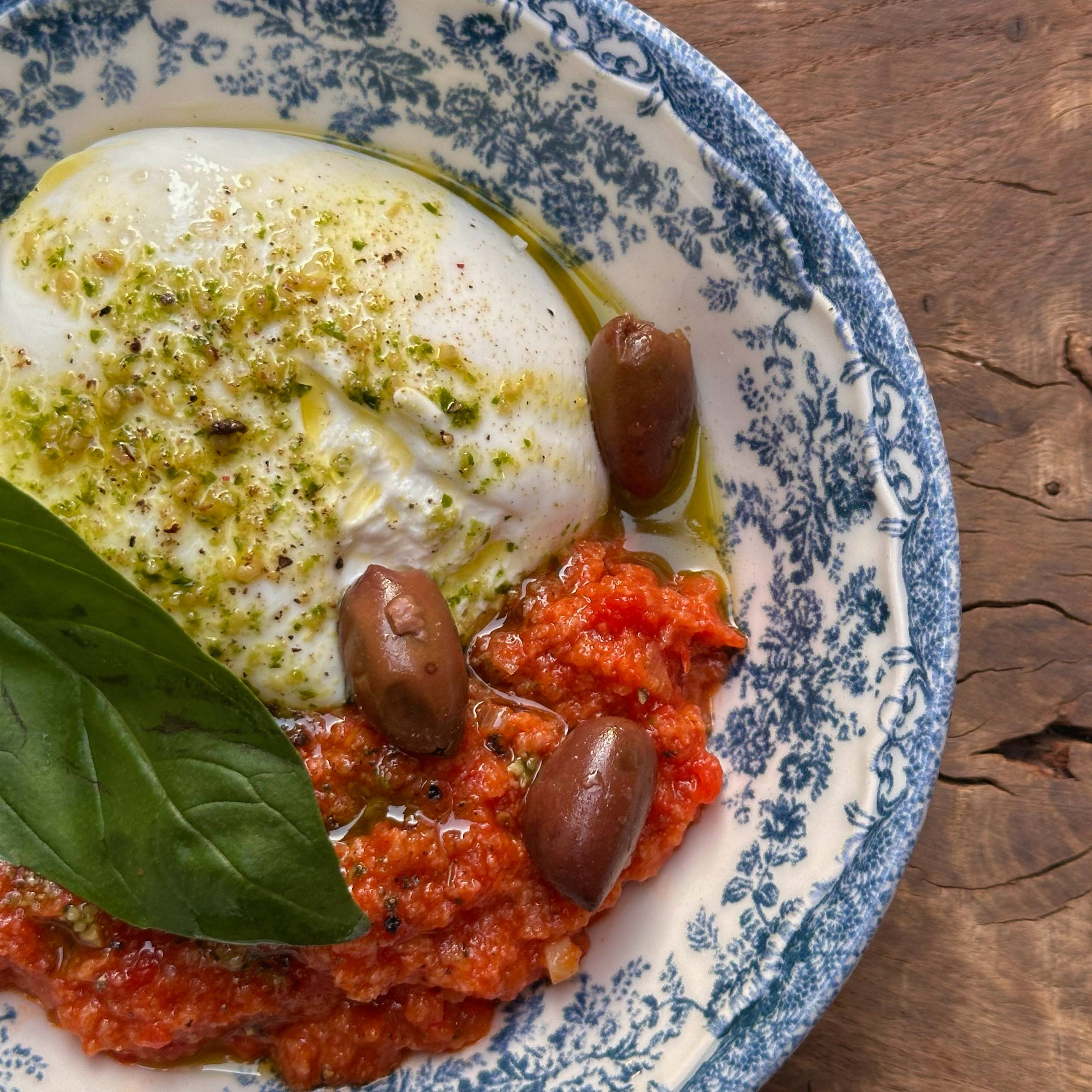 Burrata pappa al pomodoro