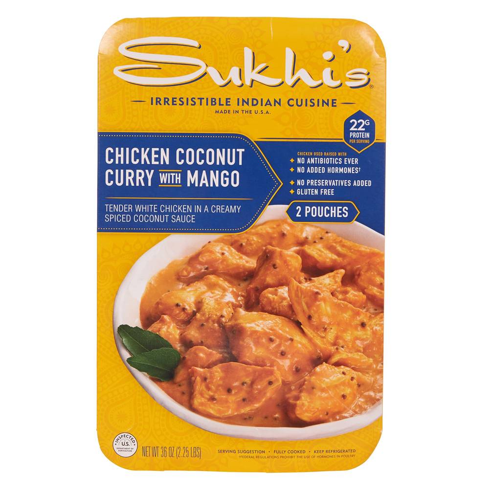 Sukhi's Chicken Coconut Curry with Mango, 36 oz