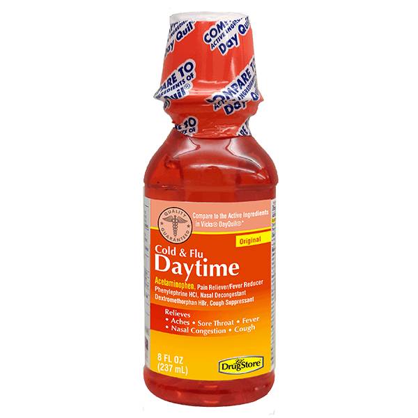 Daytime Cold & Flu Liquid 8oz