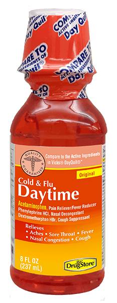 Daytime Cold & Flu Liquid 8oz