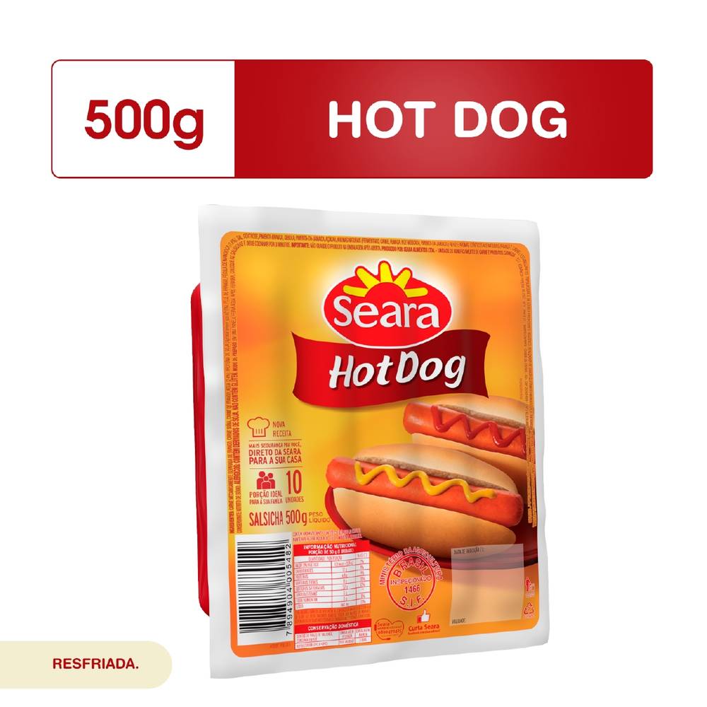 Seara salsicha hot dog (500 g)