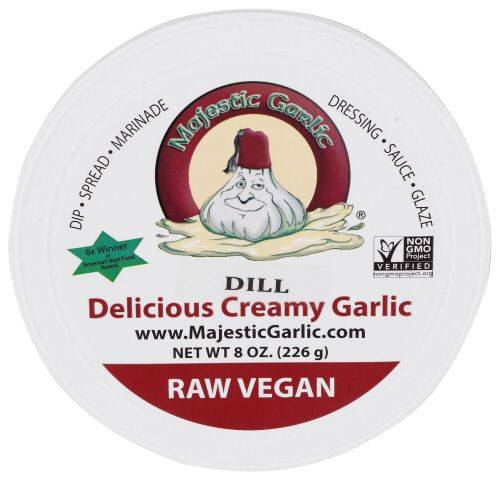 Majestic Garlic Raw Vegan Creamy Garlic (8 oz)
