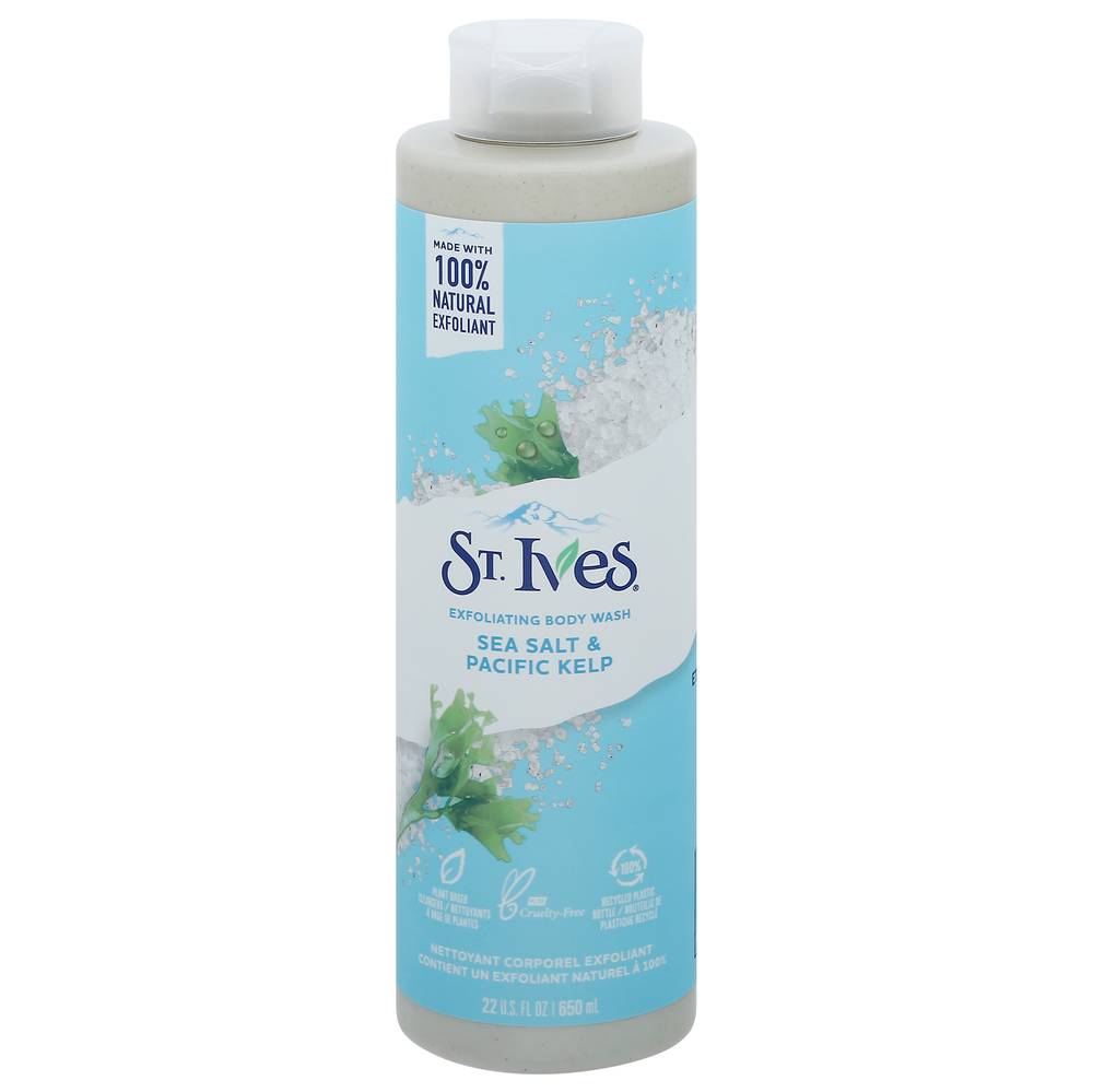 St. Ives Sea Salt & Pacific Kelp Exfoliating Body Wash