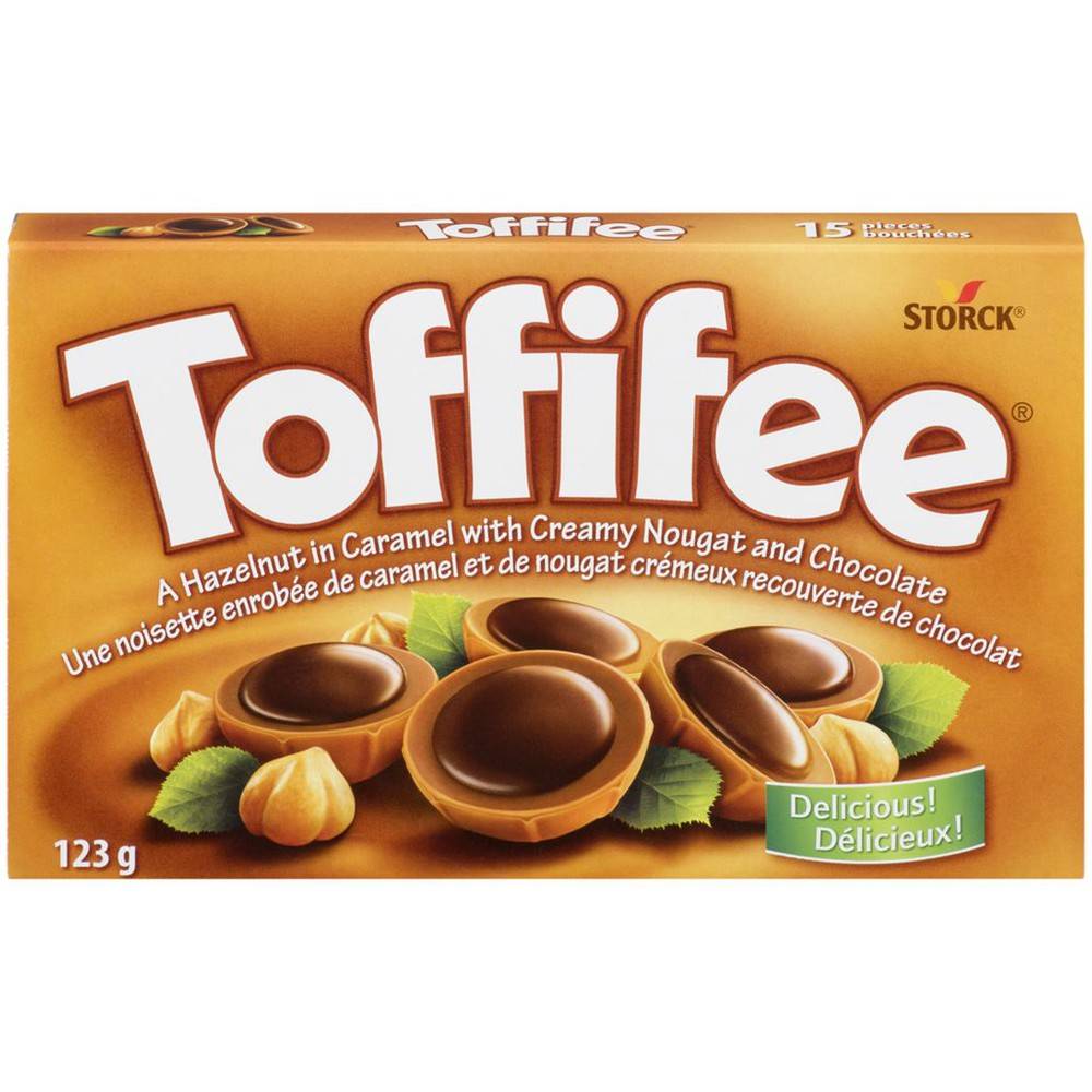 Toffifee Hazelnut in Caramel With Creamy Nougat and Chocolate (123 g)