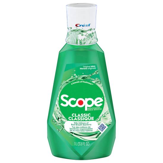Scope Crest Scope Classic Mouthwash