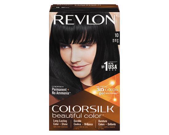 REVLON COLORSILK HAIR COLOR BLACK 10 1 UN