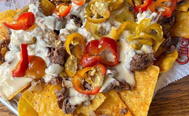 Philly Cheesesteak Nachos