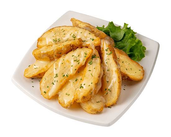 バターポテトフライ Oven Baked Potato Wedges (with Butter Sauce)