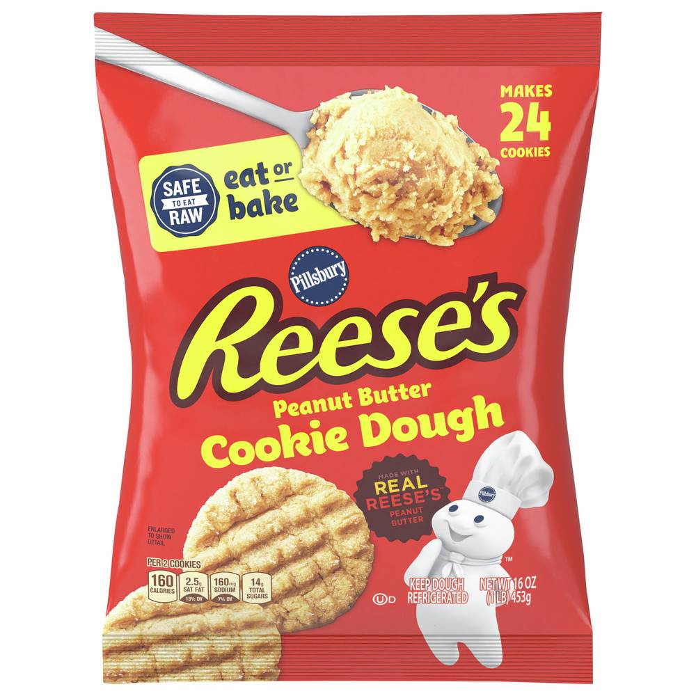 Reese's Pillsbury Eat or Bake Peanut Butter Cookie Dough (24 x 0.67 oz)