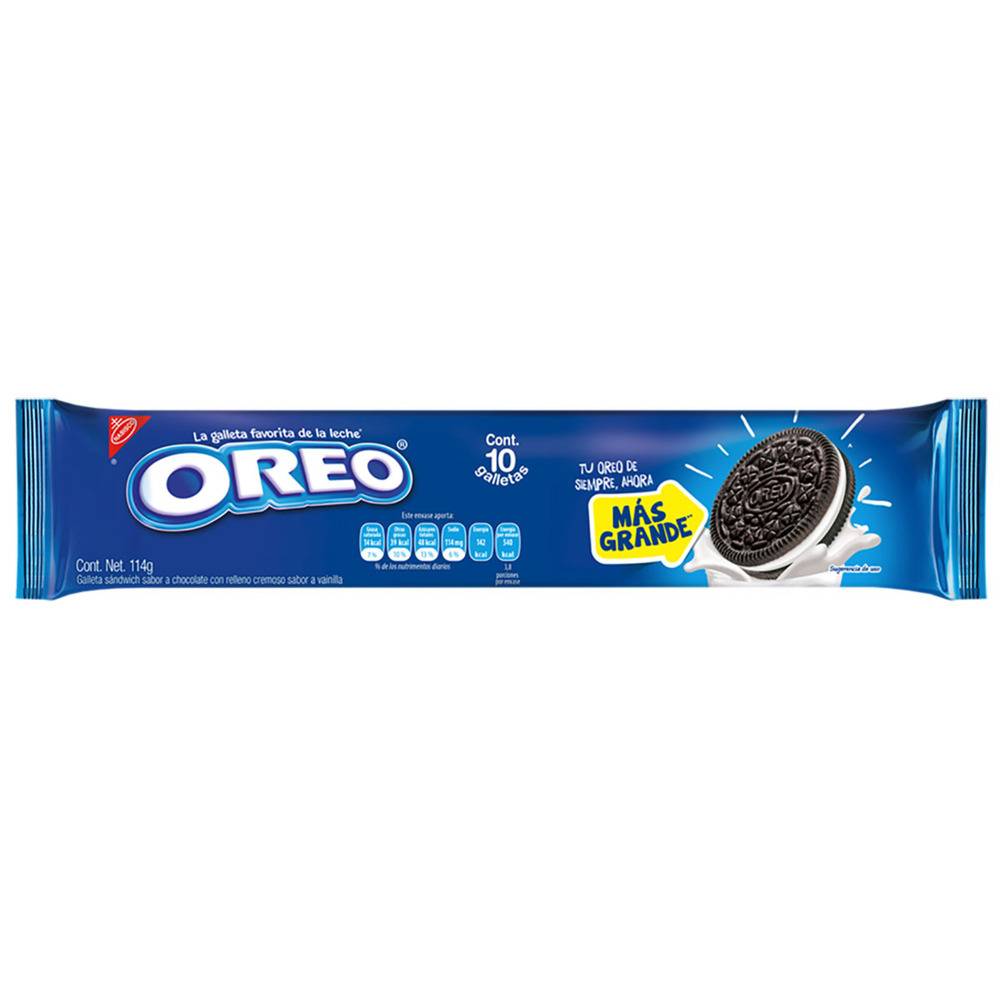 Oreo galletas de chocolate rellenas