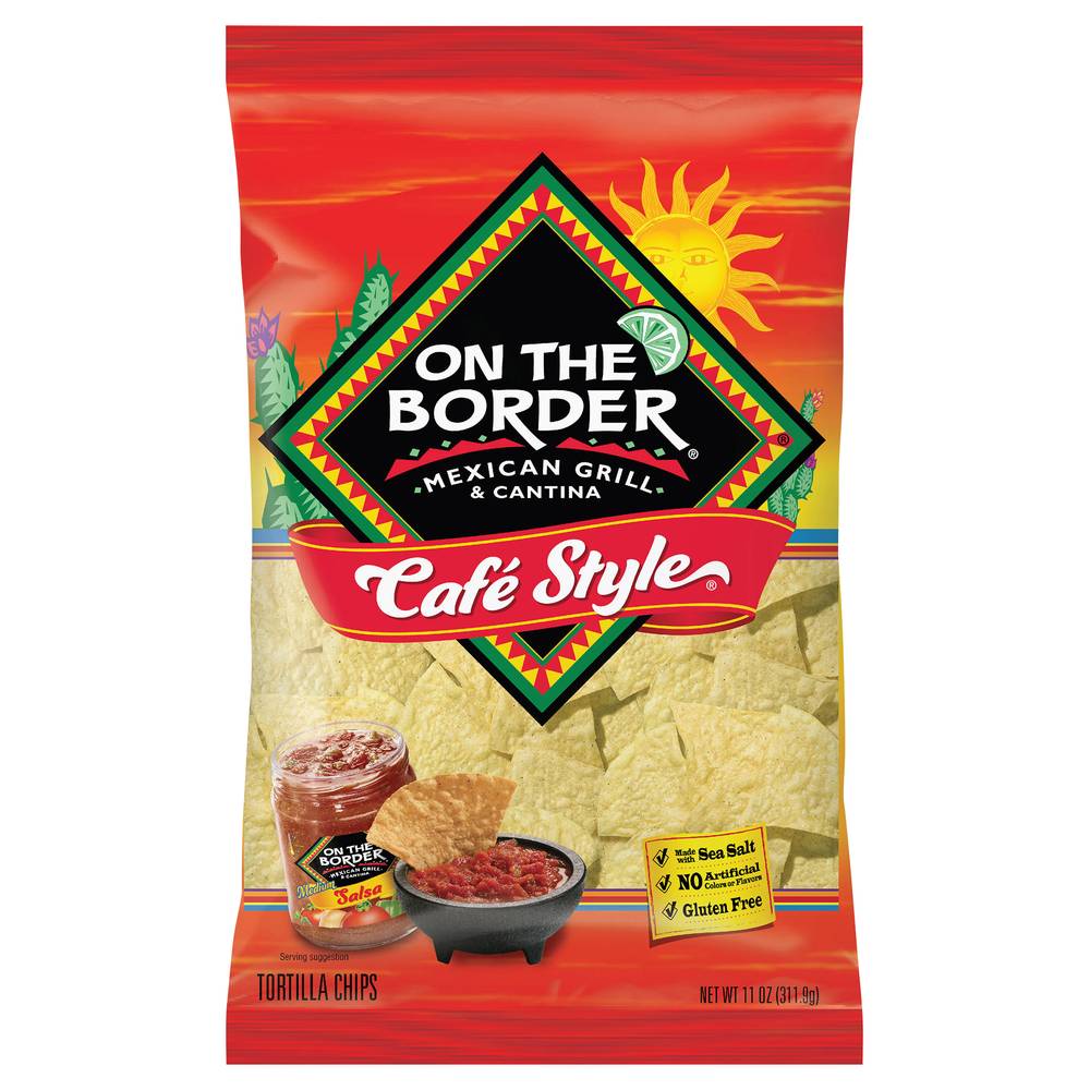 On the Border Cafe Style Tortilla Chips (11 oz)