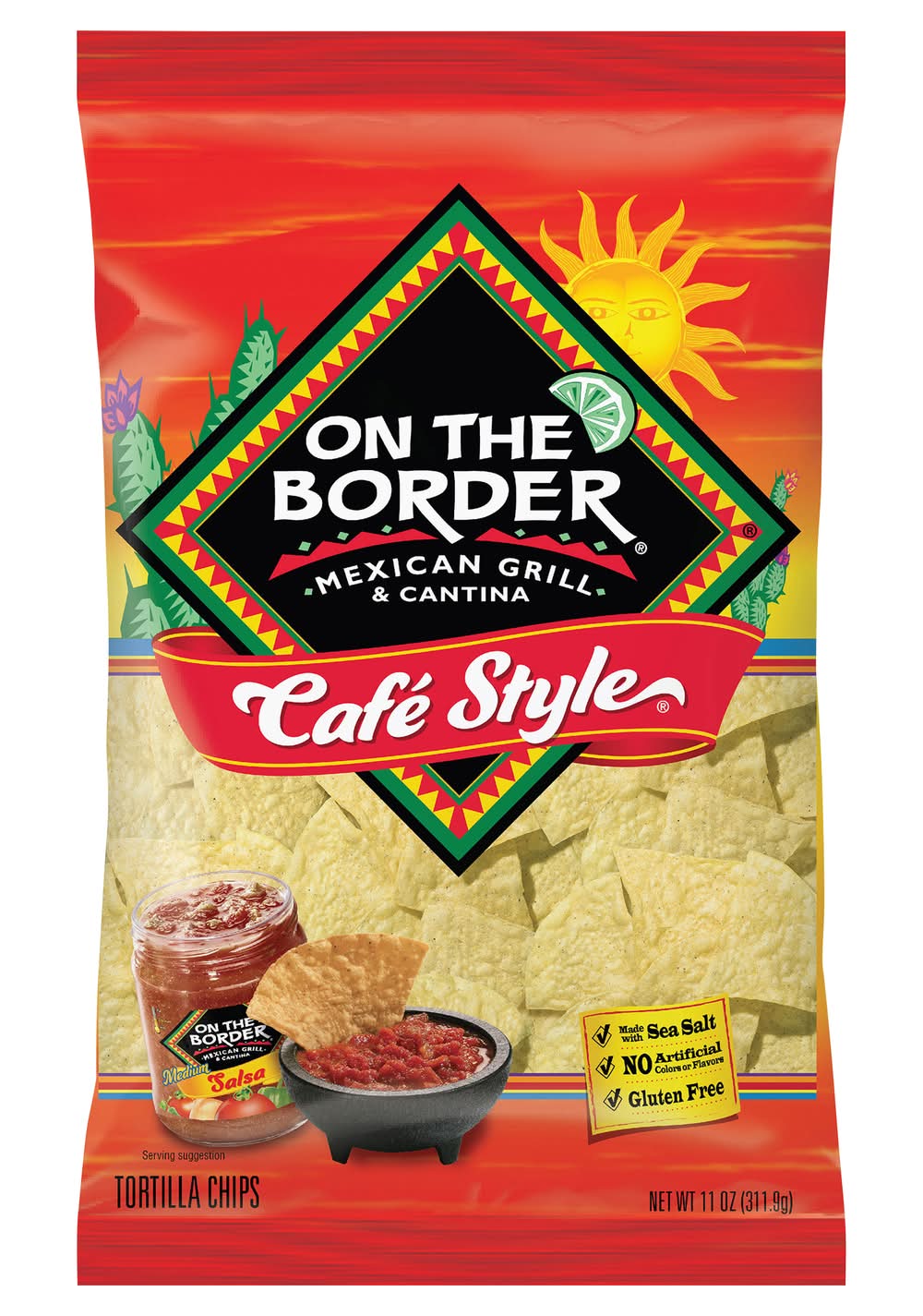 On the Border Cafe Style Tortilla Chips (11 oz)