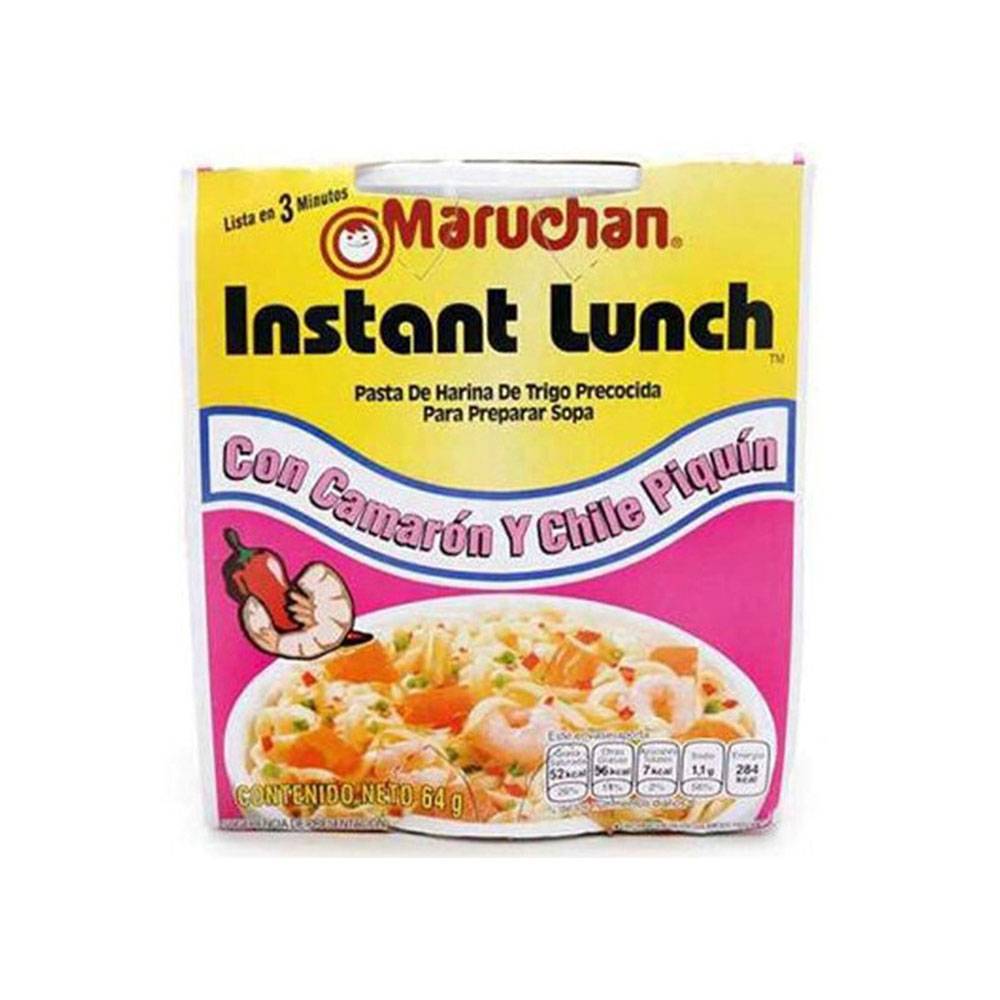 Maruchan · Sopa instantánea camarón y chile piquín (64 g)