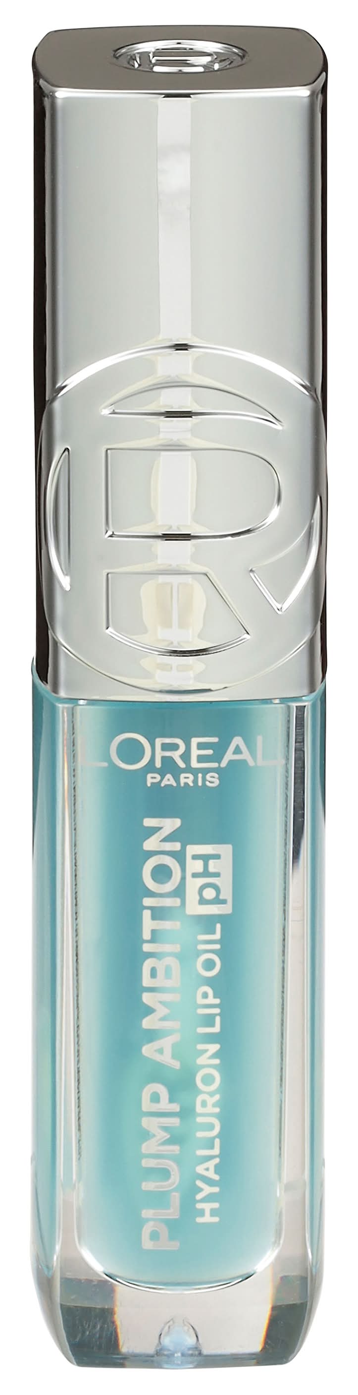 L'Oréal Plump Ambition Hyaluron Lip Oil, Ph Cristal Ice 010 (0.16 fl oz)