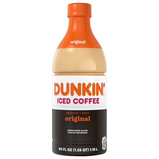 Dunkin' Original Smooth+Rich Iced Coffee (40 fl oz)