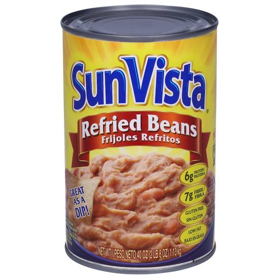 Sunvista Refried Beans (40 oz)