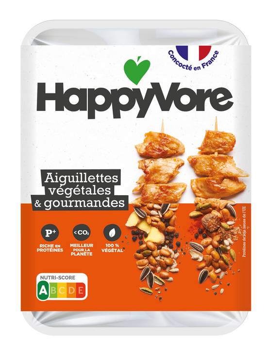 Happyvore - Aiguillettes végétales et gourmandes