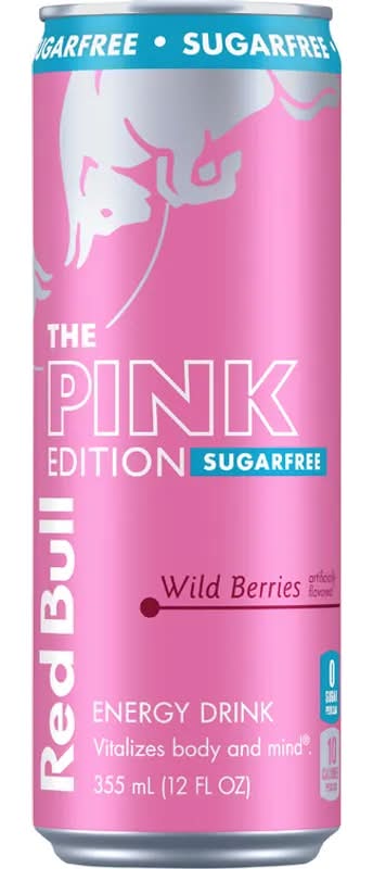 Red Bull Pink Edition Sugar Free Wild Berries