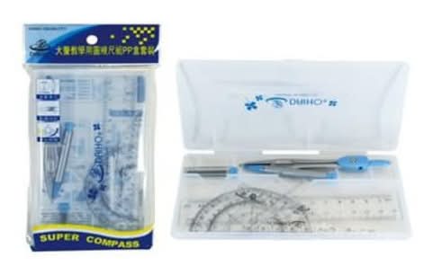 大豪圓規尺組(教學PP盒套)#4714957150997