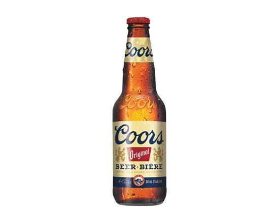 Coors Original, 341ml bottle beer (5% ABV)