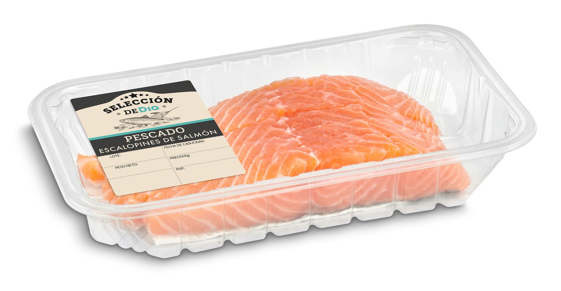 Escalopines De Salmón Selección De Dia Bandeja 350G Aprox.