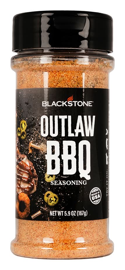 Blackstone Outlaw BBQ Seasoning, 5.9 Oz in Black | Camping World