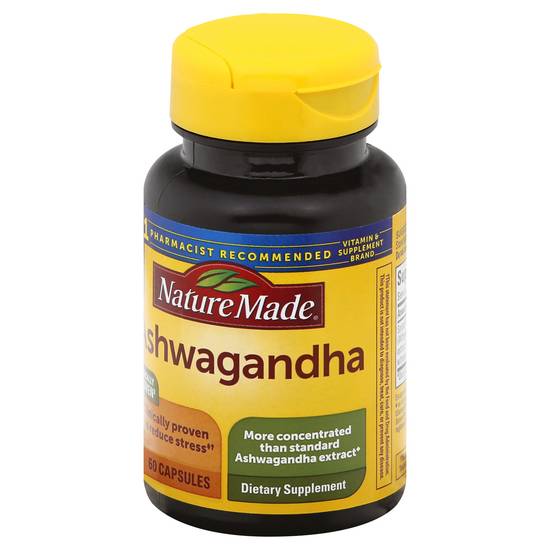 Nature Made Ashwagandha 125 mg Stress Support Capsules