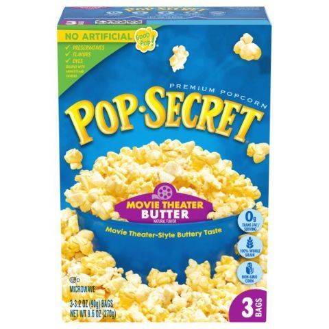 Pop Secret Popcorn Theater Butter 3 Count