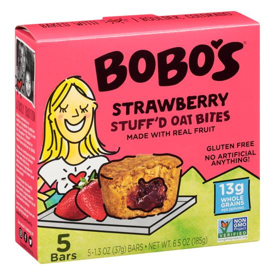 Bobo's Strawberry Oat Bites (5 ct)