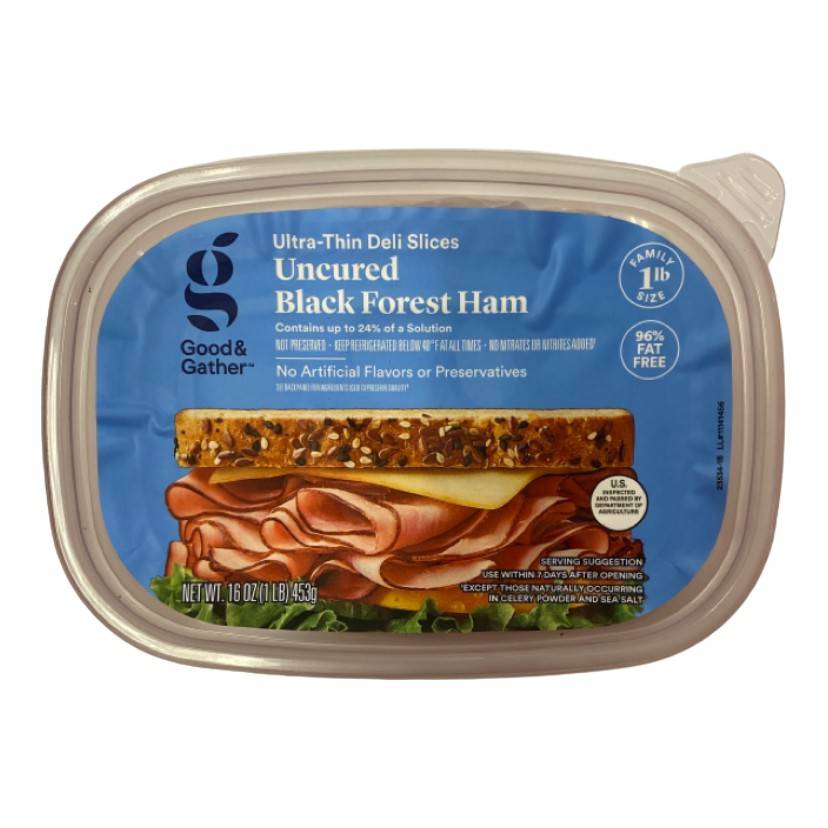 Good & Gather Uncured Ham, Black Forest (16 oz)