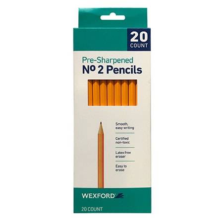 Wexford Pre-Sharpened No 2 Pencils