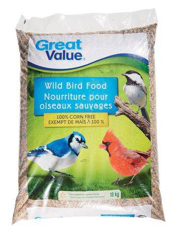 Nourriture pour oiseaux sauvages de great value (18 kg) - great value wild  bird food (18 kg), Delivery Near You