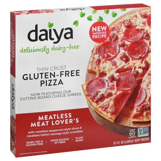 Daiya Thin Crust Meatless Meat Lover's Pizza