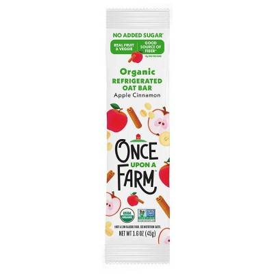 Once Upon a Farm Organic Refrigerated Oat Bar, Apple Cinnamon (1.6 oz)