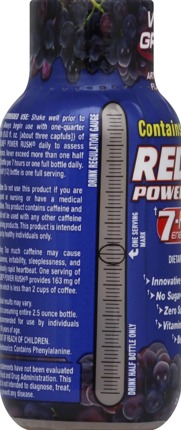 Redline Grape VPX Redline Wild Grape Power Rush 7 Hour Energy Boost Shot - Delivery ...