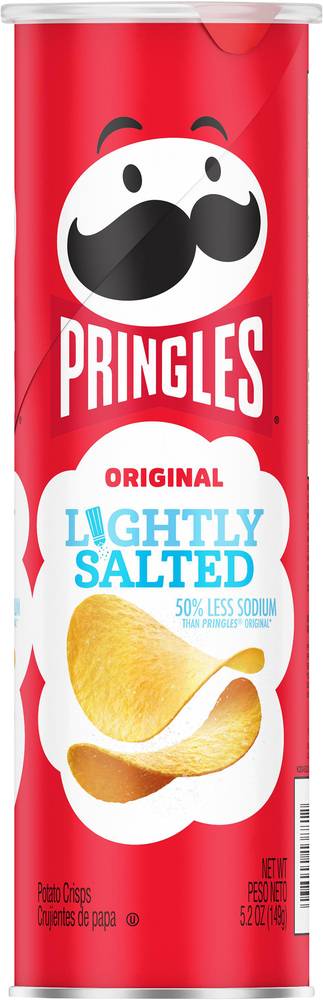 Pringles Potato Crisps, Original, Lightly Salted 5.2 Oz
