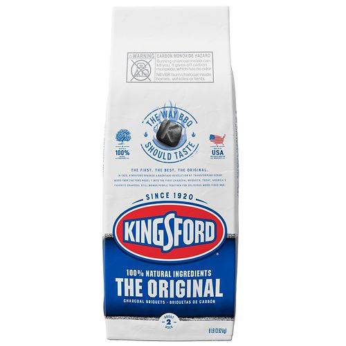 Kingsford Original Charcoal Briquets, BBQ Charcoal for Grilling - 8.0 lb