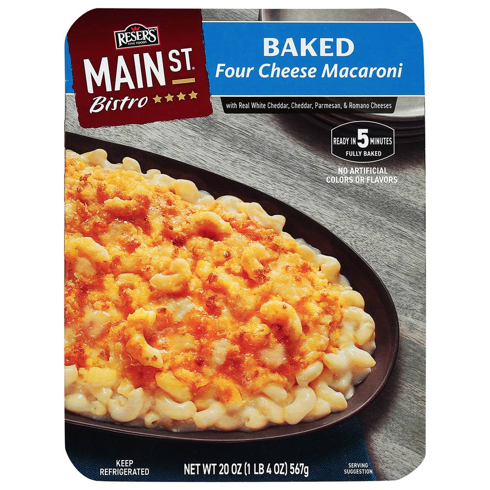 Reser's Fine Foods Main St Bistro Baked Four Cheese Macaroni