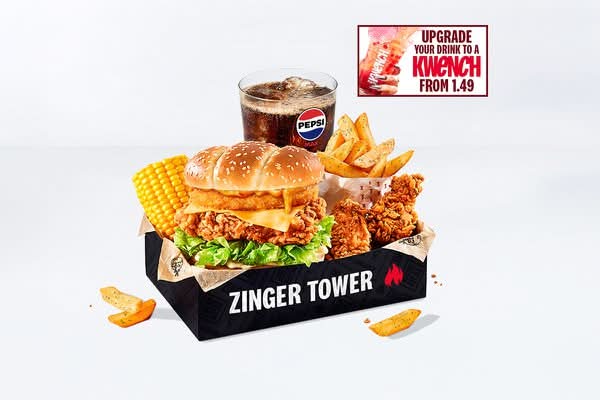 Zinger Supercharger Tower Box Meal