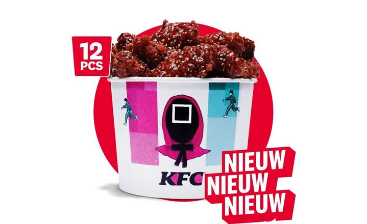 12 Korean Hot Wings Bucket