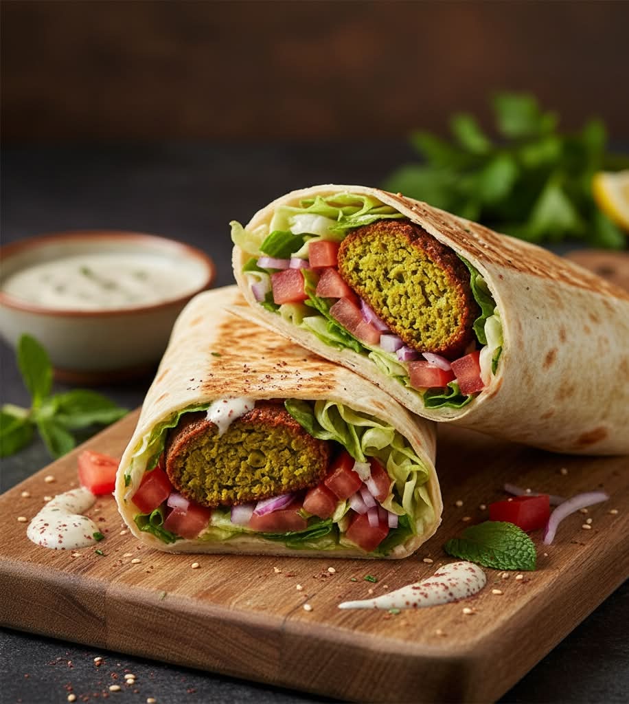 Tortillas falafel