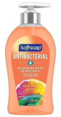 Softsoap Antibacterial Liquid Hand Soap Pump, Crisp Clean, 11.25 fl. oz. (US03562A)