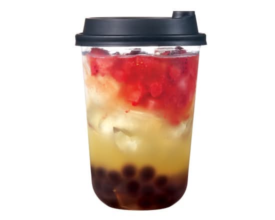 台湾タピオカ贅沢ストロベリーレモネード