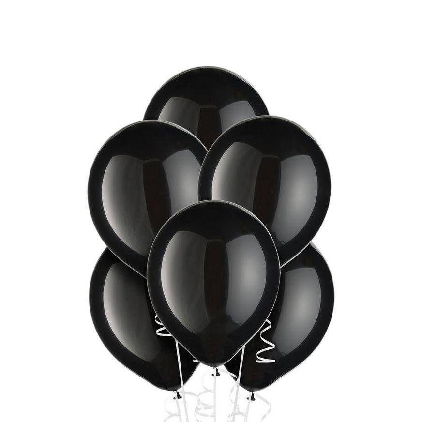Party City Uninflated Balloons ( 9 in /black)
