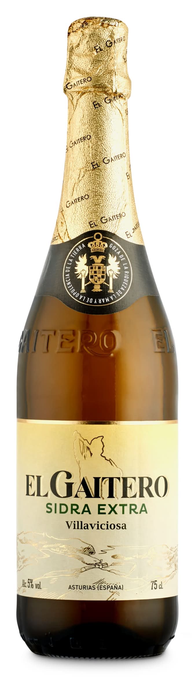 Sidra Extra El Gaitero Botella 75 Cl
