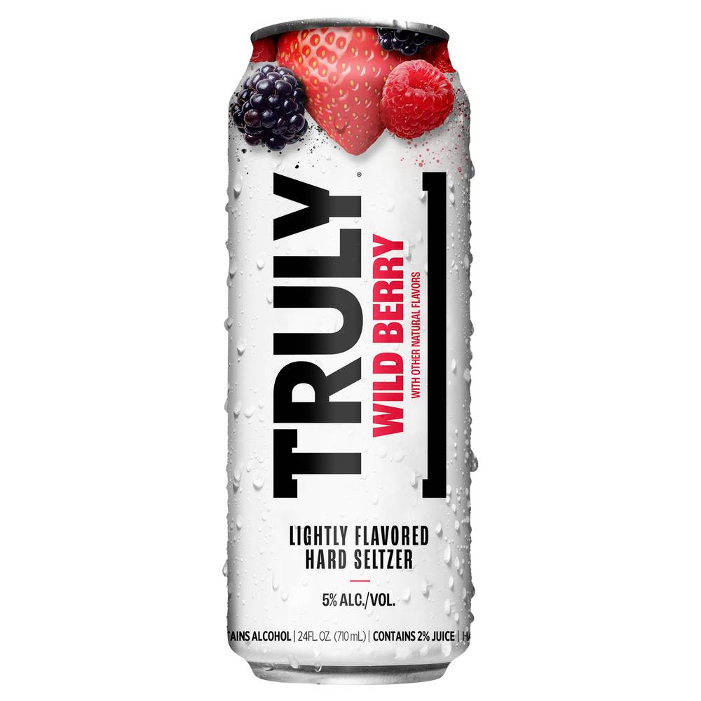 Truly Hard Seltzer (24 fl oz) (wild berry)